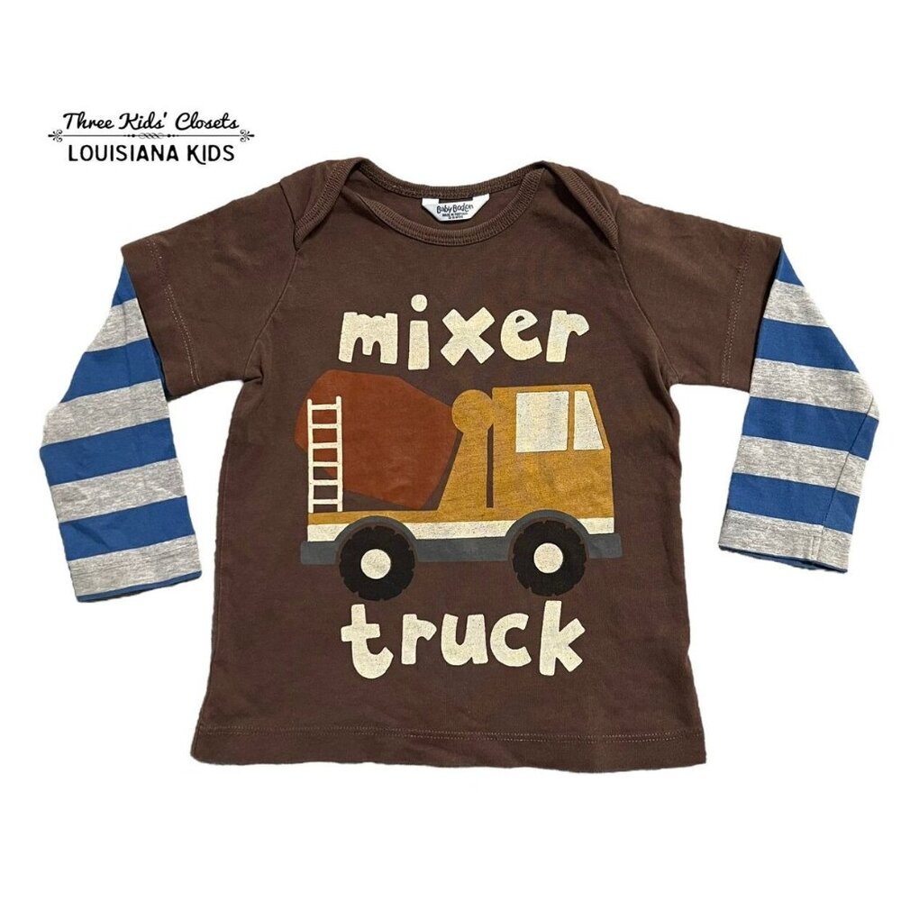 Baby Boden 12-18m HTF Mixer Truck Shirt